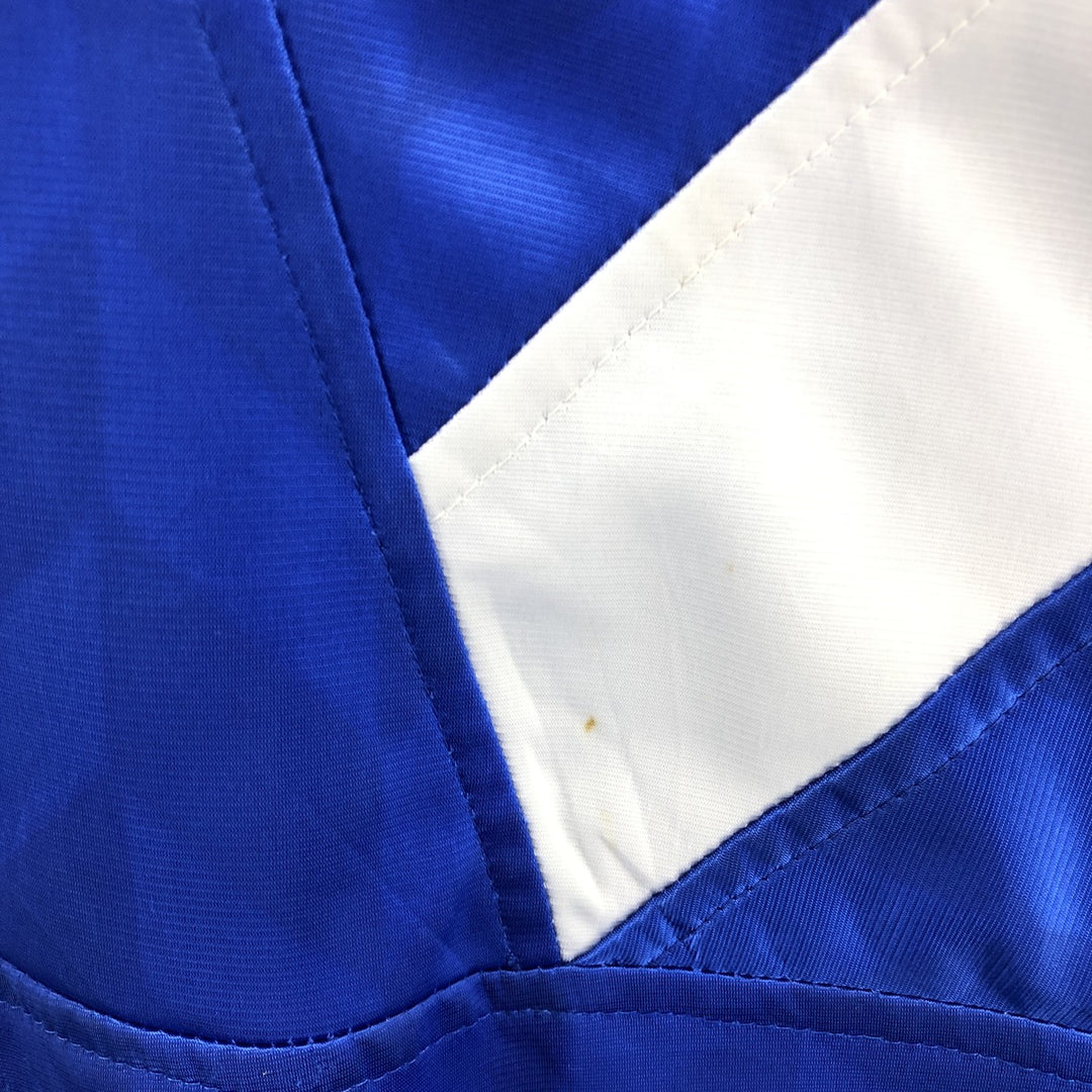 80'S UMBRO all-over print jersey track jacket, men's size L, vintage polyester blue type Vintage Second Hand