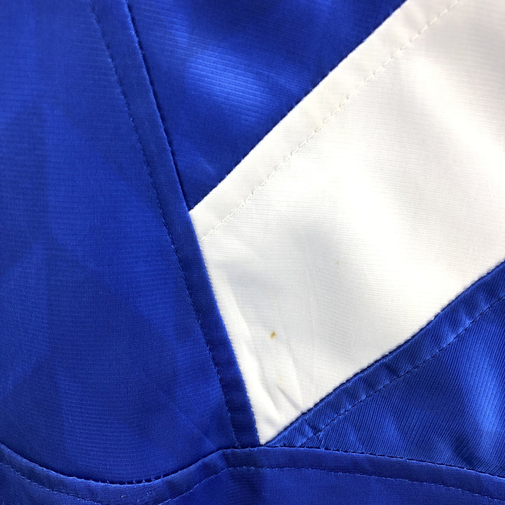 80'S UMBRO all-over print jersey track jacket, men's size L, vintage polyester blue type Vintage Second Hand