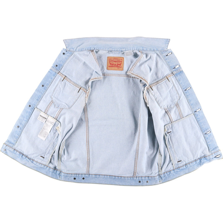 Levi's denim vest, men's size L, vintage cotton Blue type light blue Vintage Second Hand