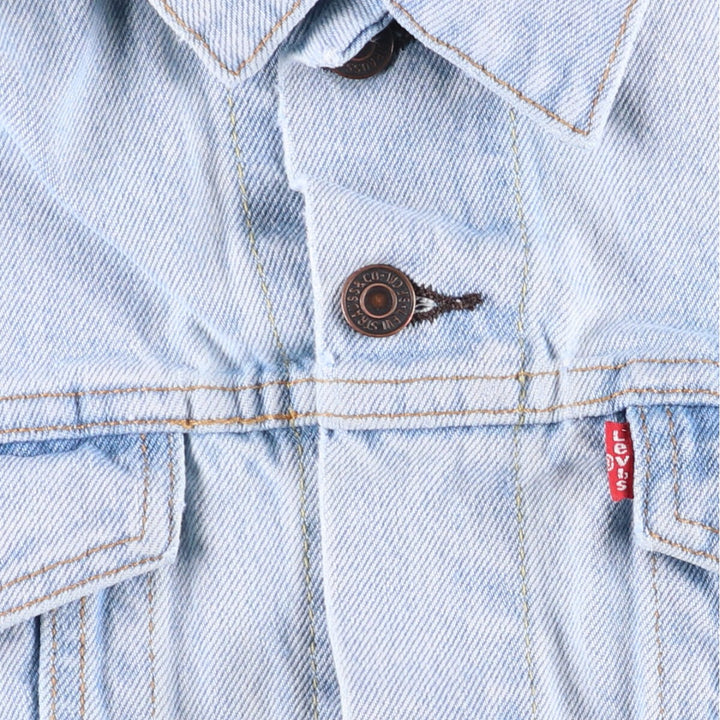 Levi's denim vest, men's size L, vintage cotton Blue type light blue Vintage Second Hand