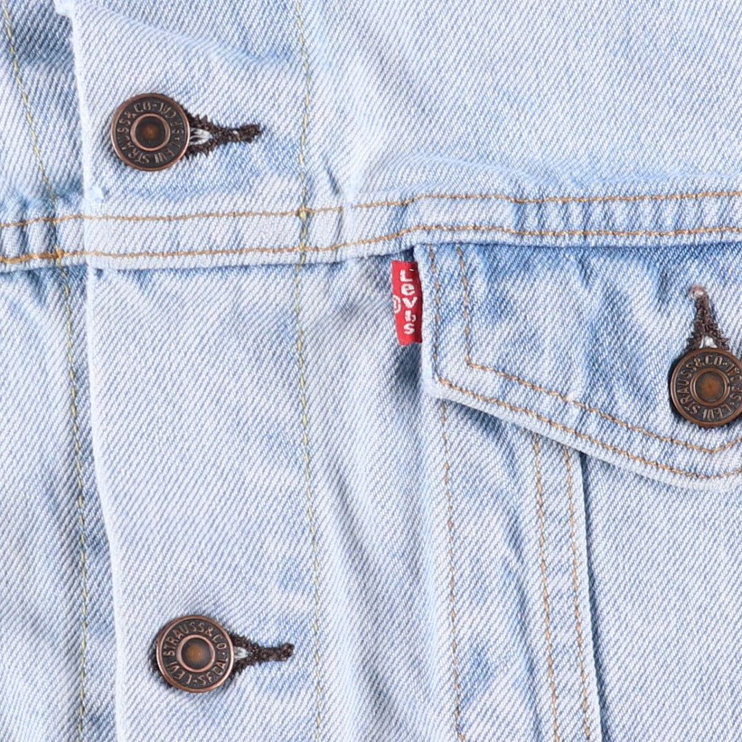 Levi's denim vest, men's size L, vintage cotton Blue type light blue Vintage Second Hand