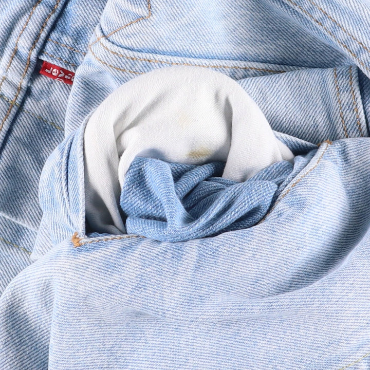Levi's denim vest, men's size L, vintage cotton Blue type light blue Vintage Second Hand