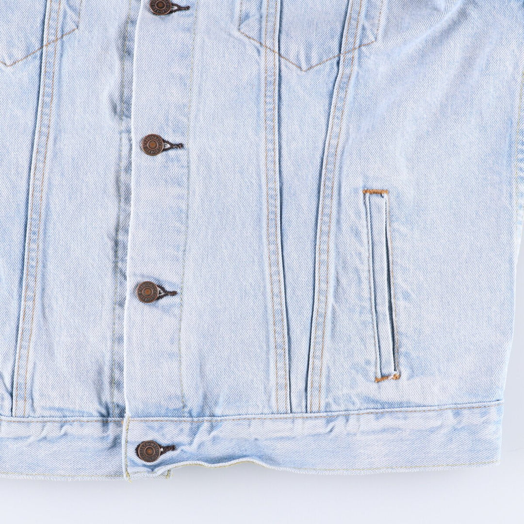 Levi's denim vest, men's size L, vintage cotton Blue type light blue Vintage Second Hand