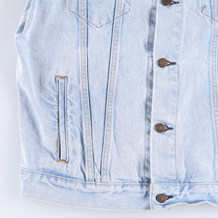 Levi's denim vest, men's size L, vintage cotton Blue type light blue Vintage Second Hand