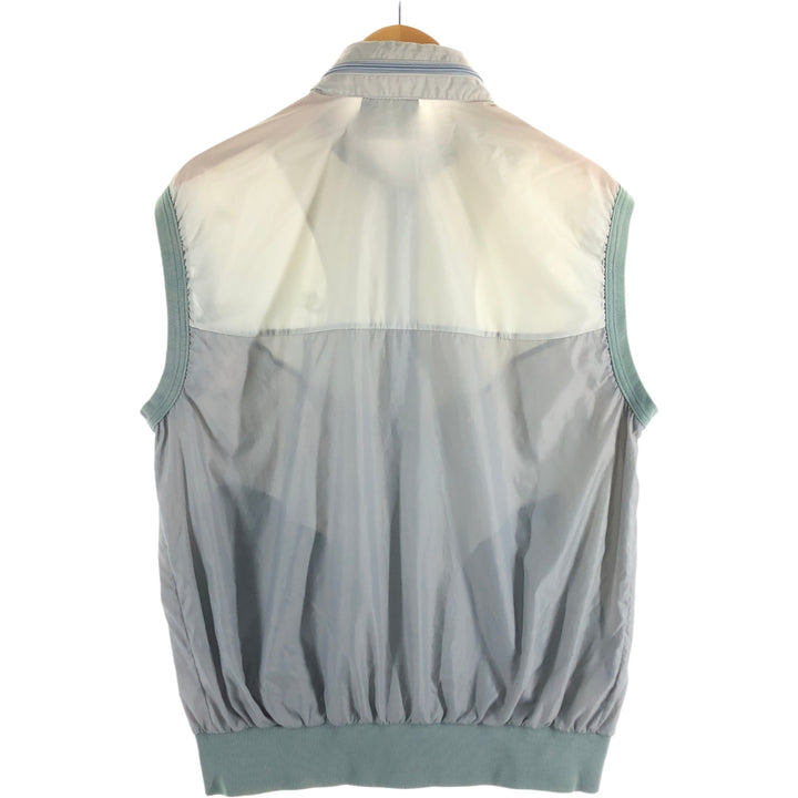 80'S Nike Navy Tag Nylon Vest Men's XL Size Vintage unclear gray type Vintage Second Hand