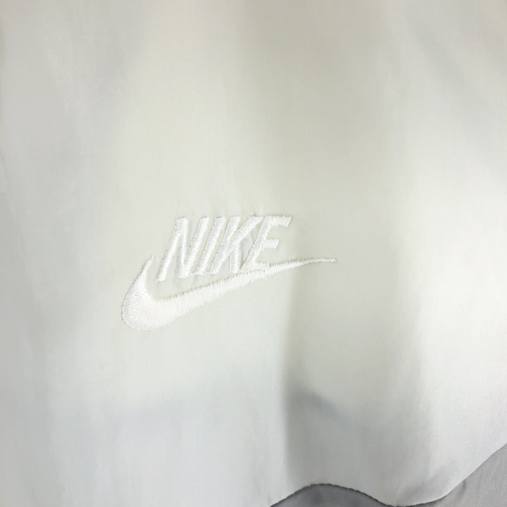80'S Nike Navy Tag Nylon Vest Men's XL Size Vintage unclear gray type Vintage Second Hand