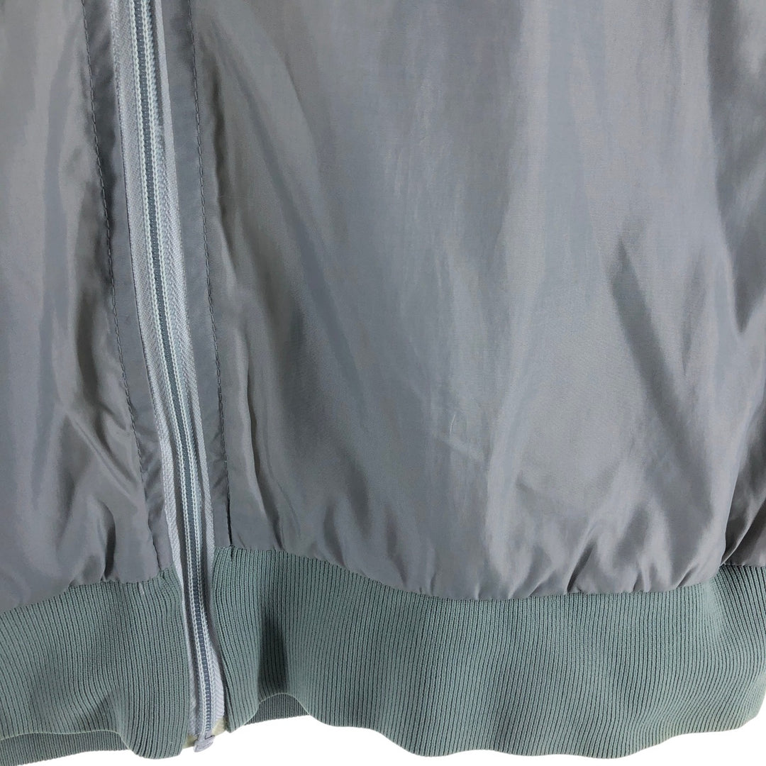 80'S Nike Navy Tag Nylon Vest Men's XL Size Vintage unclear gray type Vintage Second Hand