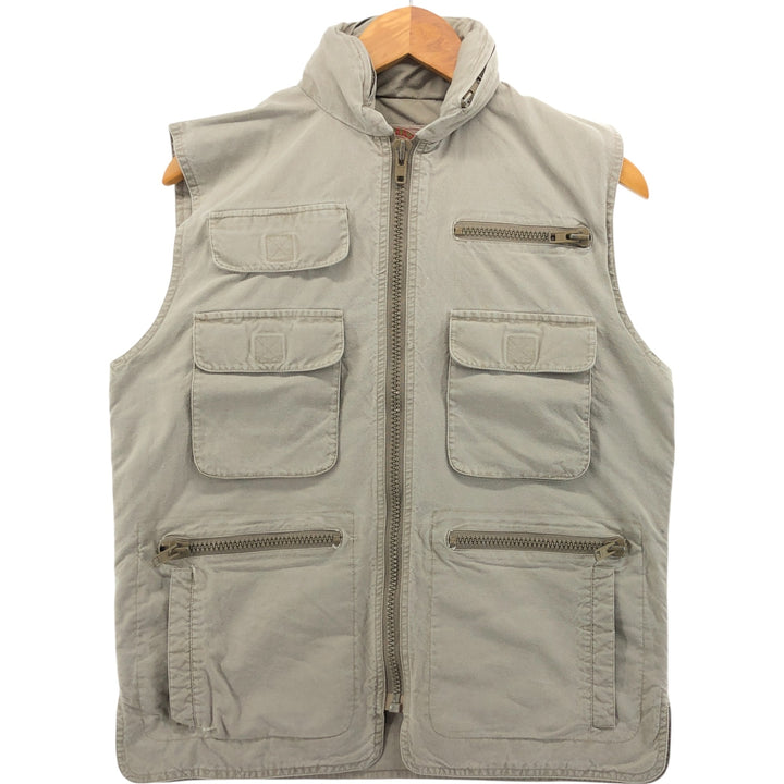 Banana Republic Safari Vest, Men's Size S, Vintage cotton Beige type Vintage Second Hand