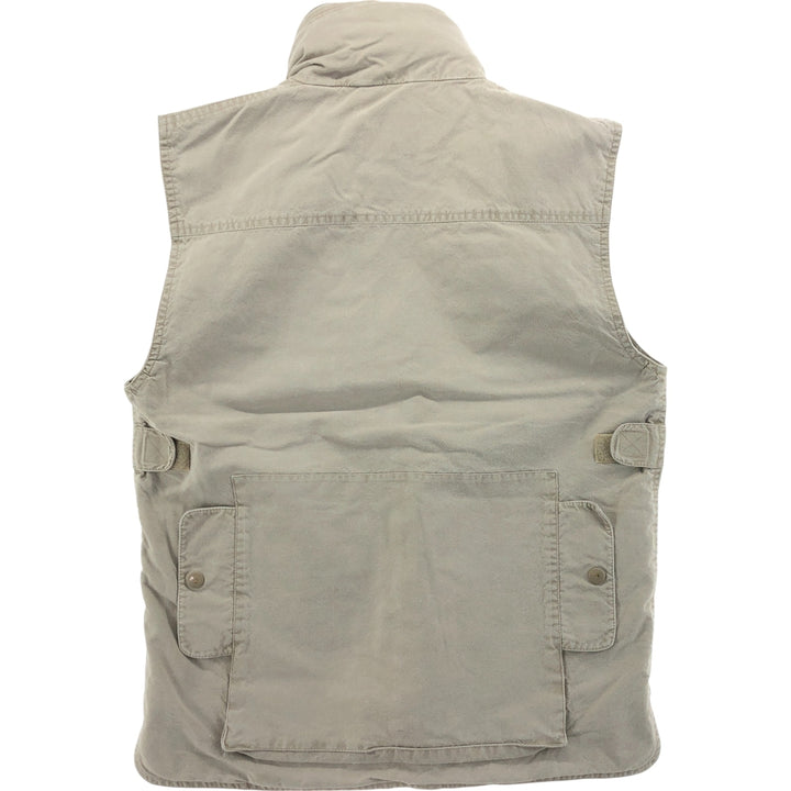 Banana Republic Safari Vest, Men's Size S, Vintage cotton Beige type Vintage Second Hand