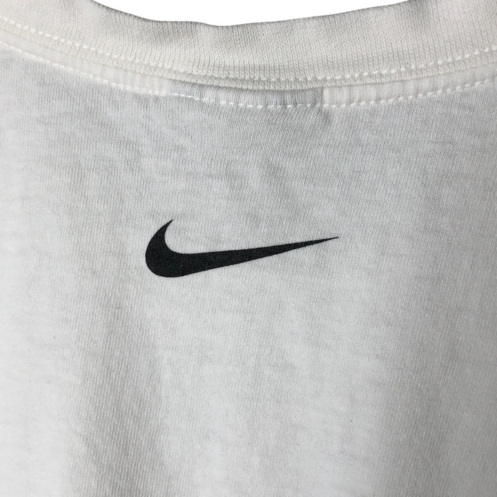 Nike NIKE printed T-shirt Men's XL size cotton white type Vintage Second Hand