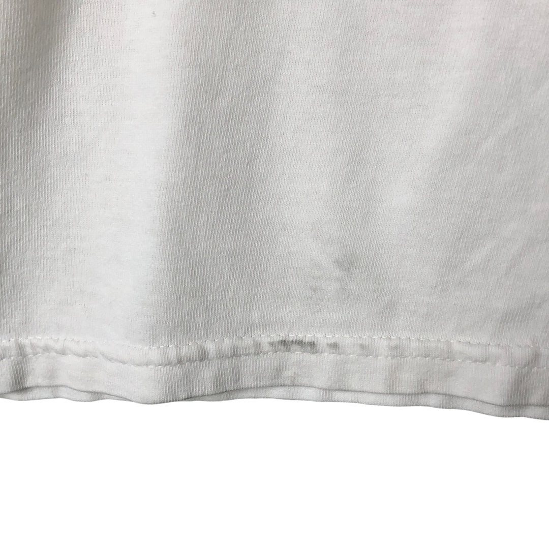 Nike NIKE printed T-shirt Men's XL size cotton white type Vintage Second Hand