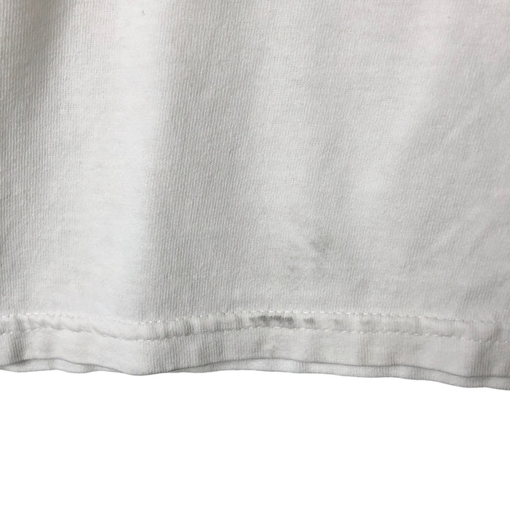 Nike NIKE printed T-shirt Men's XL size cotton white type Vintage Second Hand