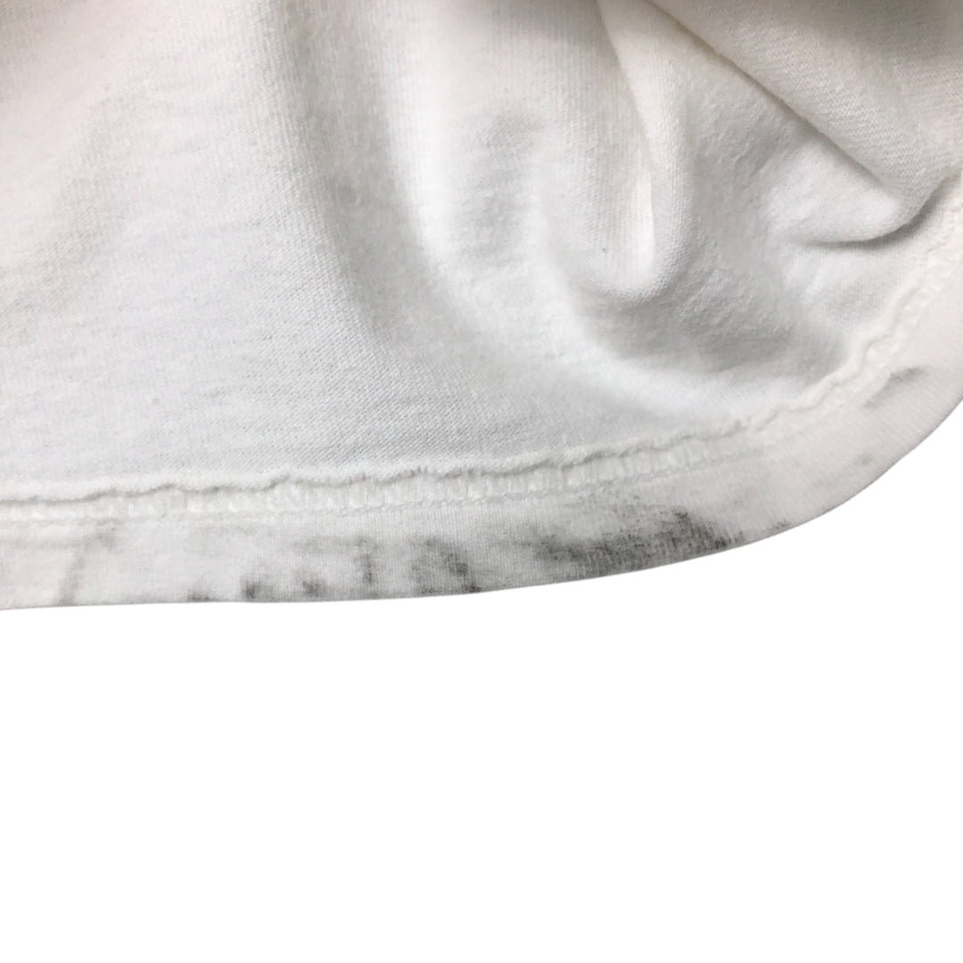 90'S Nike Back Print Logo Print T-Shirt Men's L Size Vintage cotton white type Vintage Second Hand