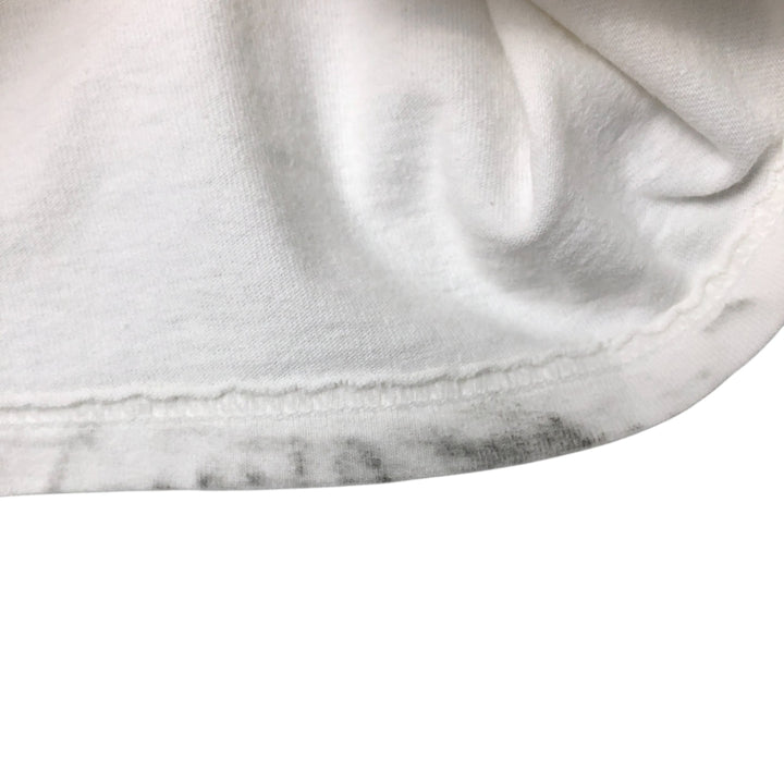 90'S Nike Back Print Logo Print T-Shirt Men's L Size Vintage cotton white type Vintage Second Hand