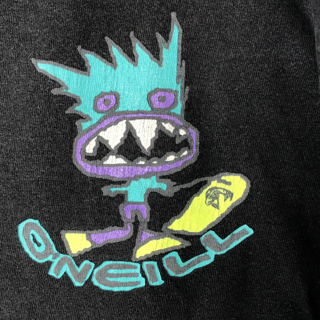 90'S O'Neill Back Print Surf Skate T-Shirt Made in USA Men's M Size Vintage cotton black type Vintage Second Hand