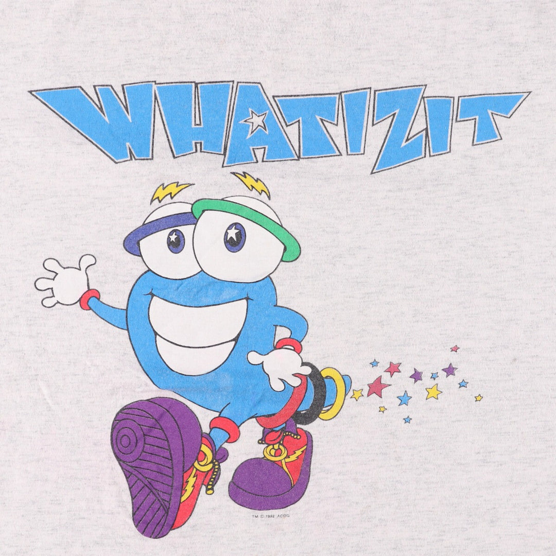 90'S ONEITA Atlanta Olympics Izzy Printed T-Shirt Made in USA Men's XXL Vintage cotton gray type Vintage Second Hand