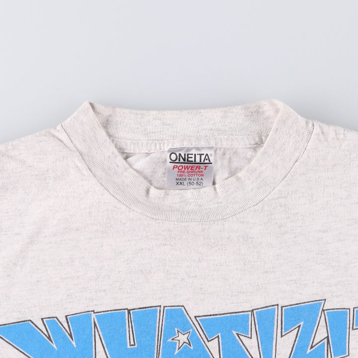 90'S ONEITA Atlanta Olympics Izzy Printed T-Shirt Made in USA Men's XXL Vintage cotton gray type Vintage Second Hand