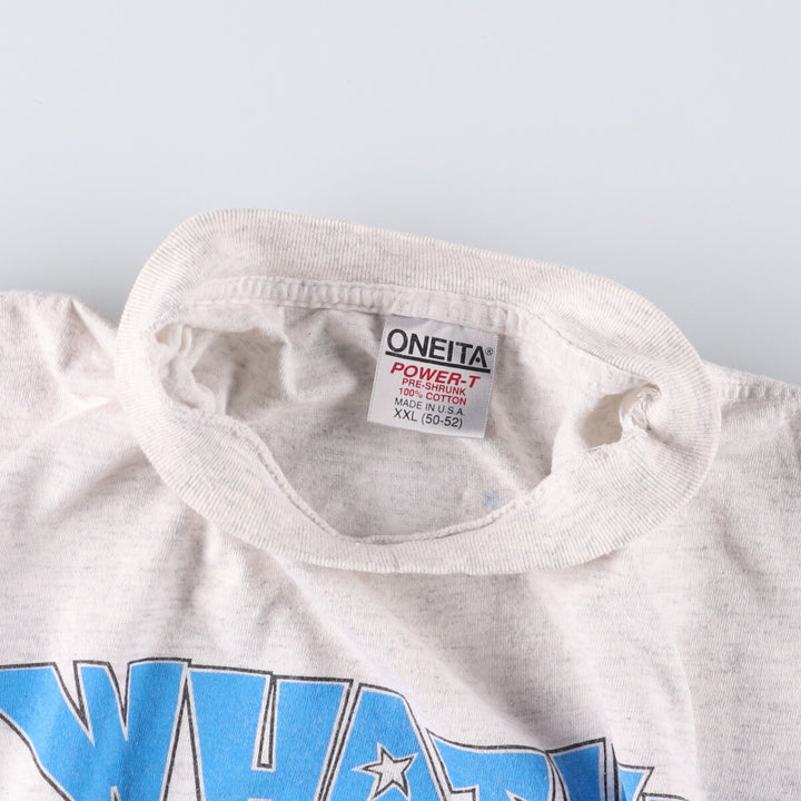 90'S ONEITA Atlanta Olympics Izzy Printed T-Shirt Made in USA Men's XXL Vintage cotton gray type Vintage Second Hand