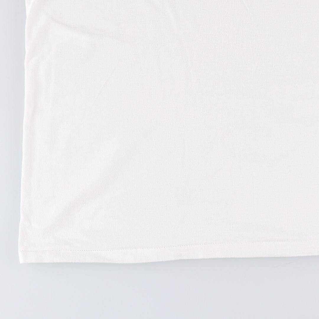 90'S ONEITA Printed T-shirt, Men's XL size, Vintage cotton white type Vintage Second Hand