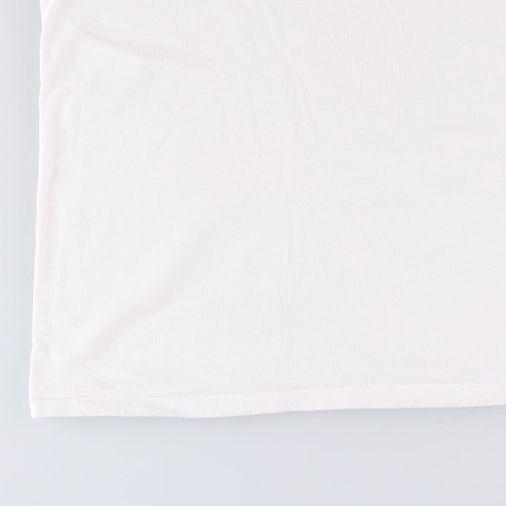 90'S ONEITA Printed T-shirt, Men's XL size, Vintage cotton white type Vintage Second Hand