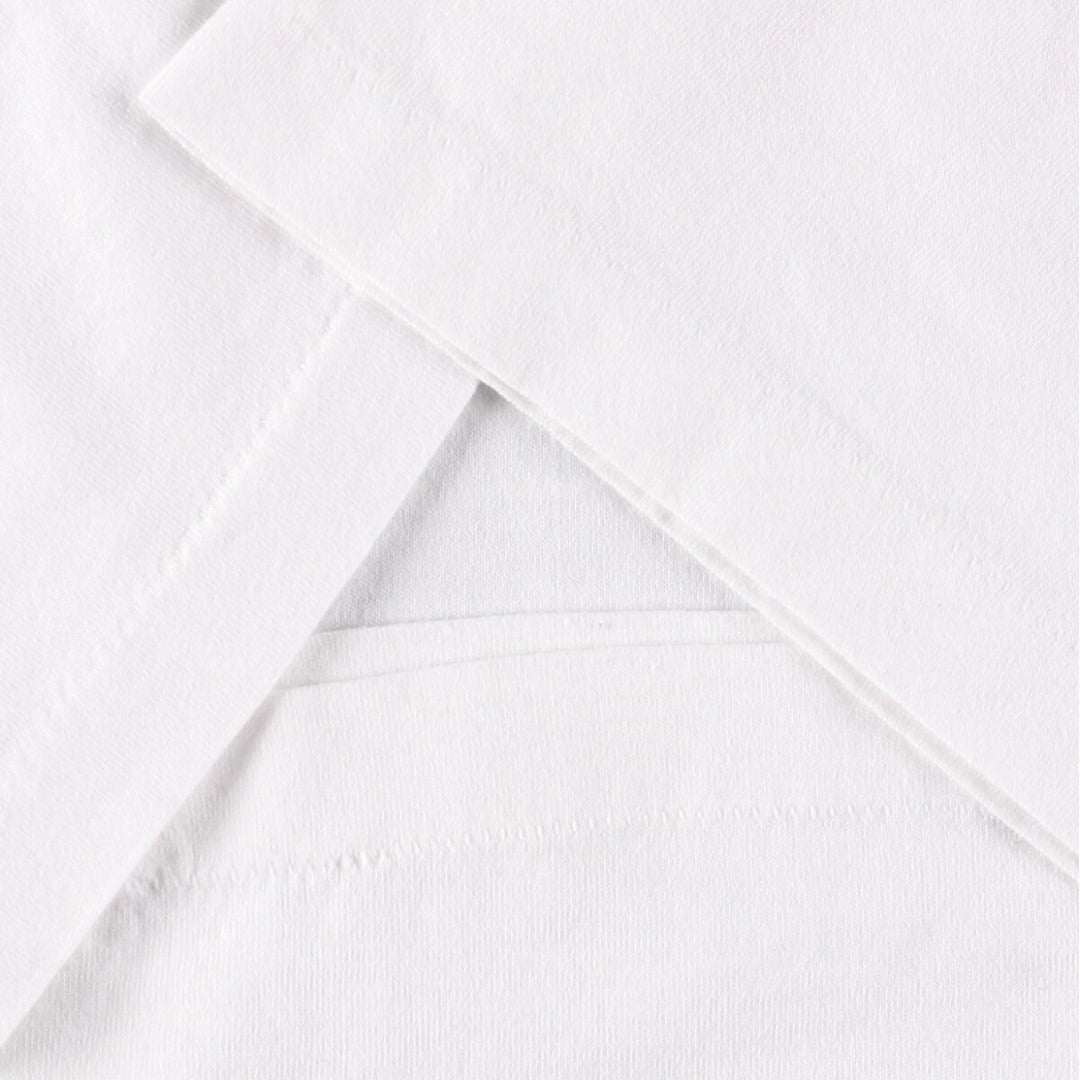 90'S Fruit of the Loom Best Printed T-shirt, Made in USA, Men's L size, Vintage cotton white type Vintage Second Hand