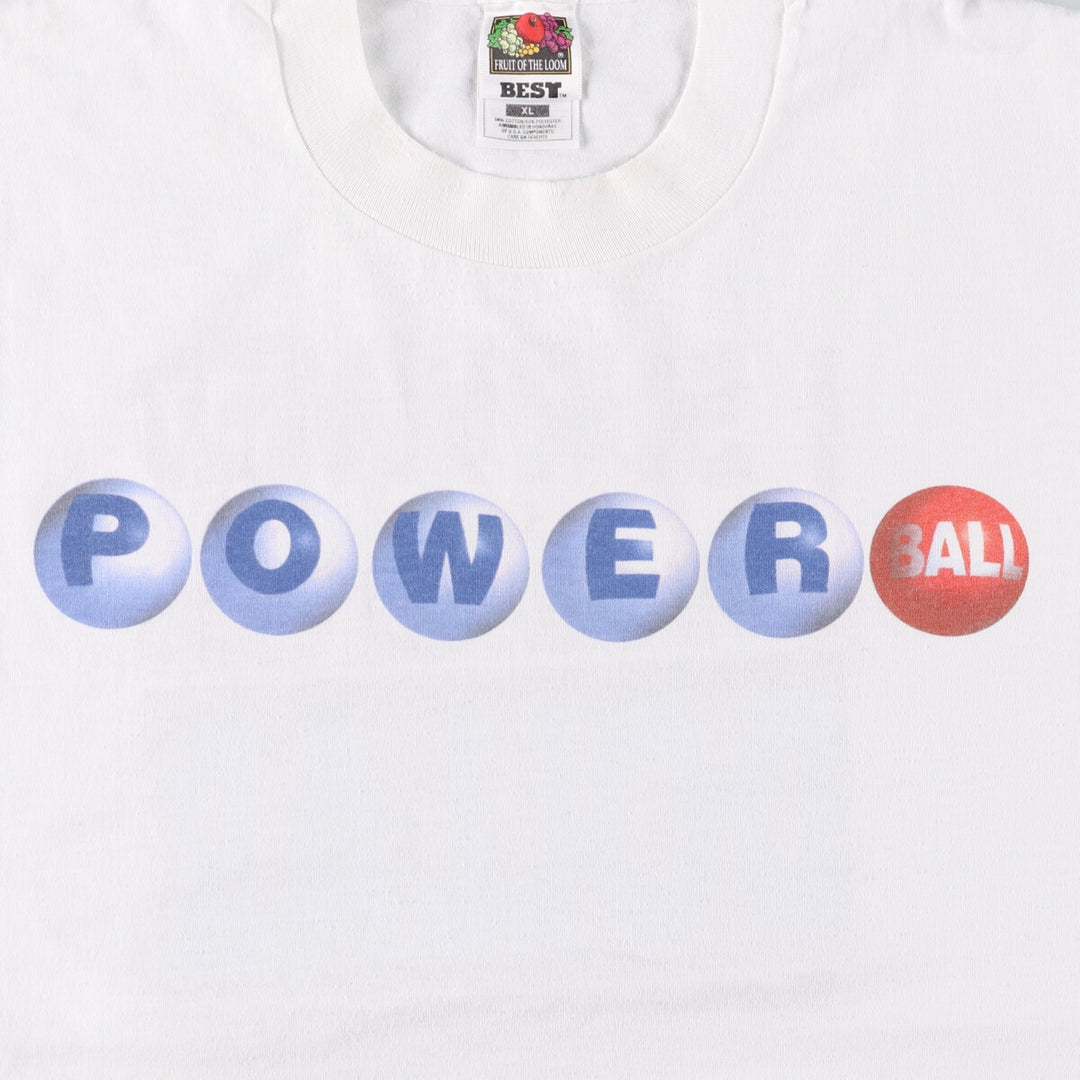 Fruit of the Loom Best Printed T-shirt, Men's XL cotton white type Vintage Second Hand