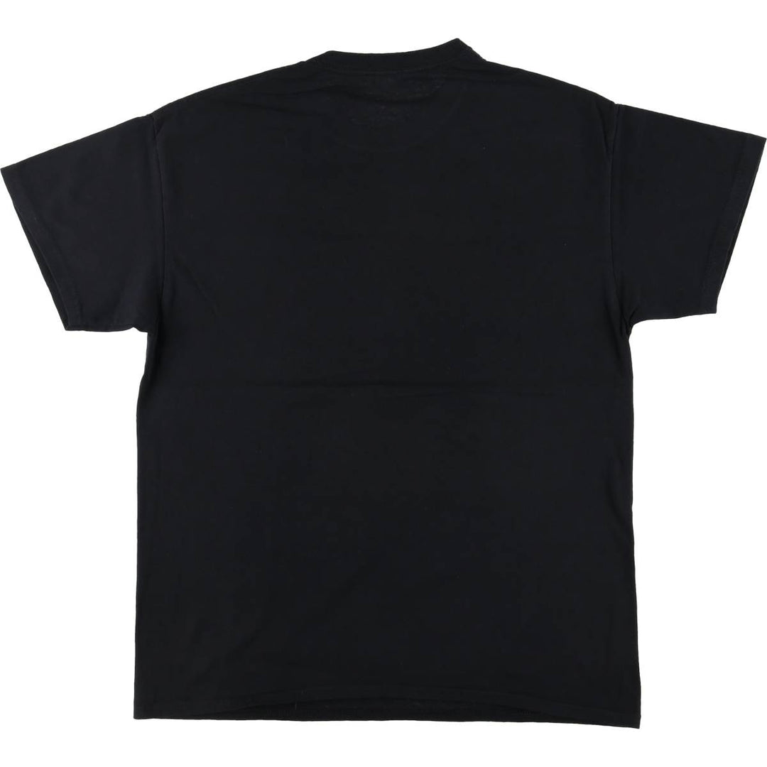 Inuyasha Anime Character Print T-Shirt Men's Size L cotton black type Vintage Second Hand