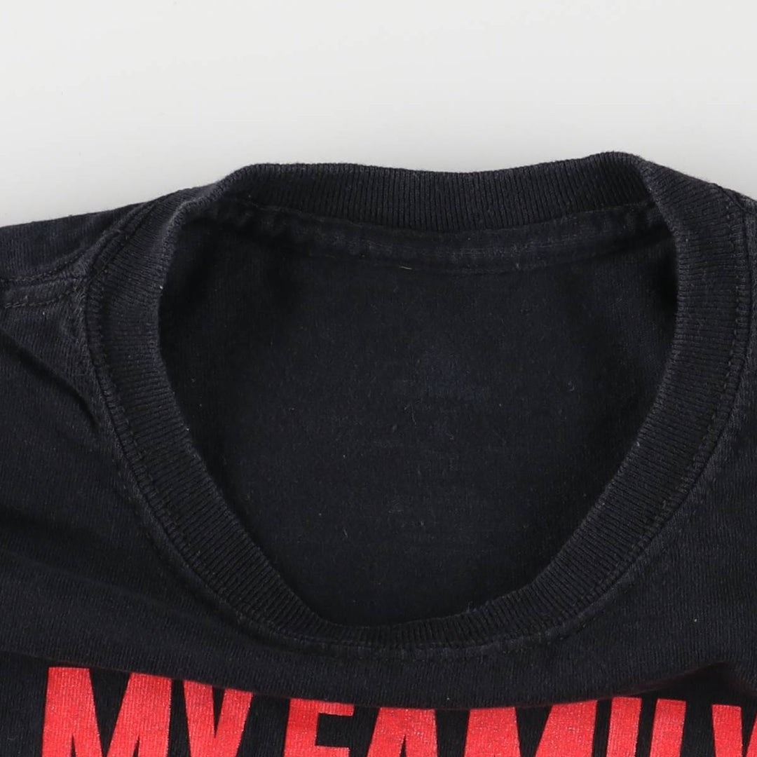 Disney Mr. INCREDIBLES Character Print T-Shirt Men's M Size unknown black type Vintage Second Hand