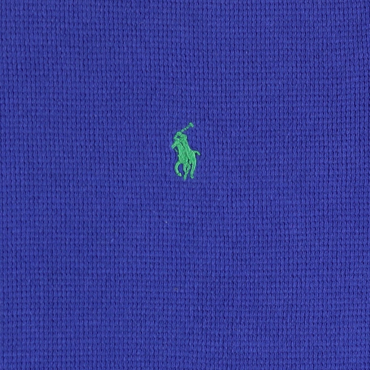 Ralph Lauren POLO RALPH LAUREN Thermal Waffle Short Sleeve One Point Logo T-Shirt Men's L cotton blue type Vintage Second Hand