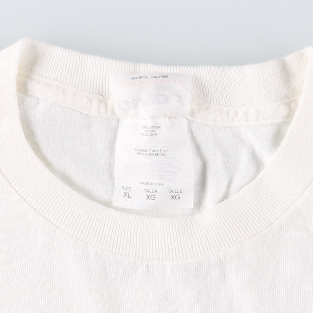 AND 1 Sports Print T-Shirt Made in USA Men's XL cotton white type Vintage Second Hand