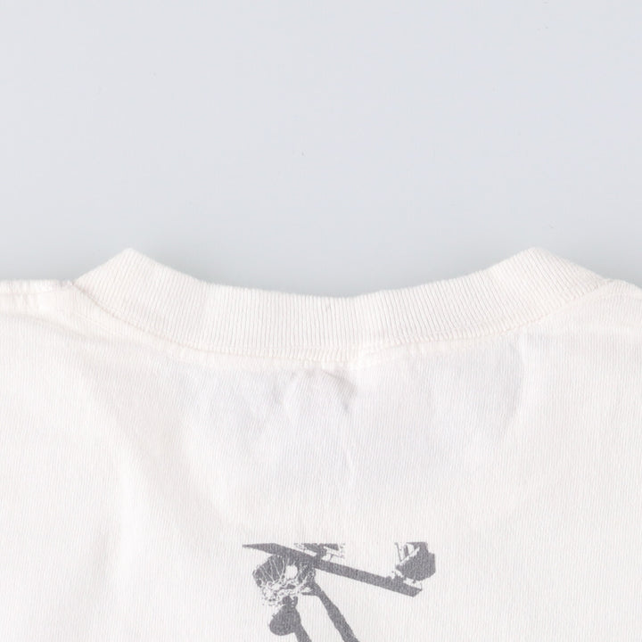 AND 1 Sports Print T-Shirt Made in USA Men's XL cotton white type Vintage Second Hand