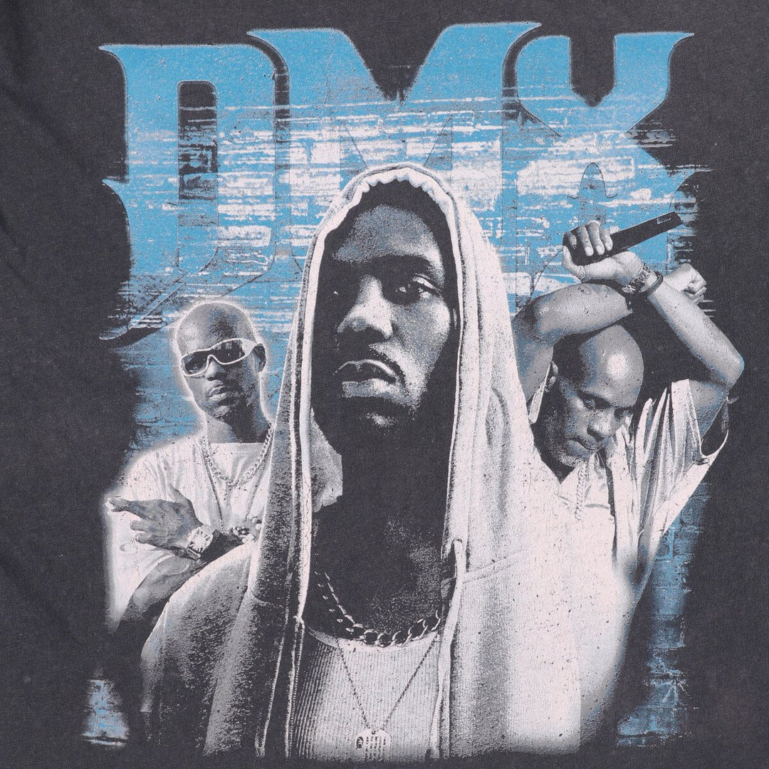 DMX Rap T-shirt, Men's M size cotton black type Vintage Second Hand
