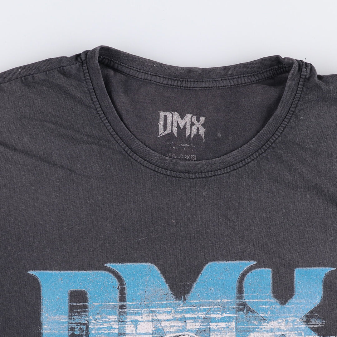 DMX Rap T-shirt, Men's M size cotton black type Vintage Second Hand
