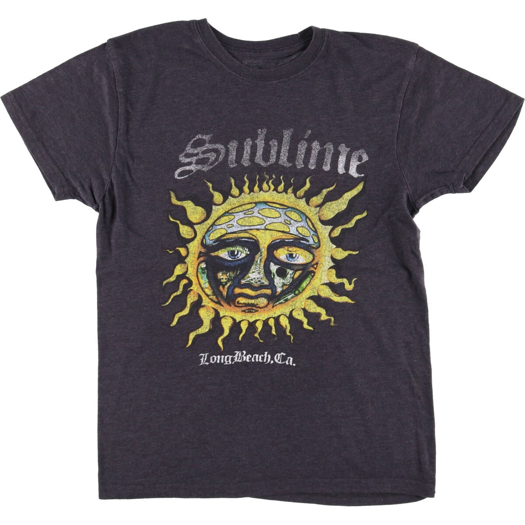 SUBLIME Band T-shirt, Men's M size cotton black type Vintage Second Hand