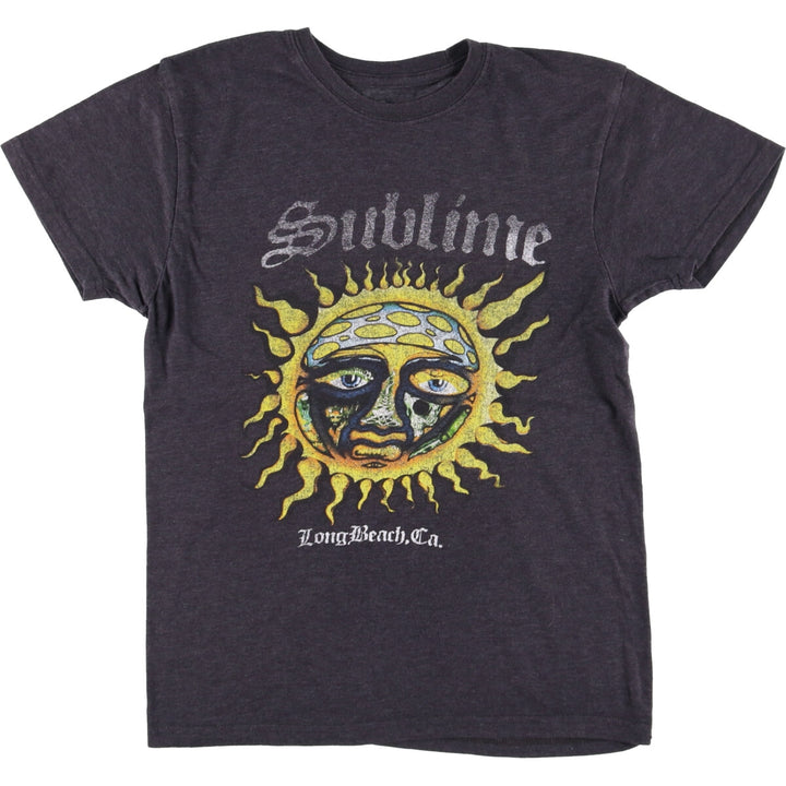 SUBLIME Band T-shirt, Men's M size cotton black type Vintage Second Hand