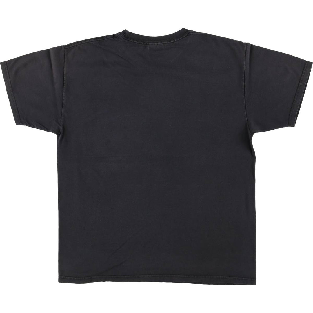 Hanes THE CLASH Band T-shirt, Men's L size cotton black type Vintage Second Hand