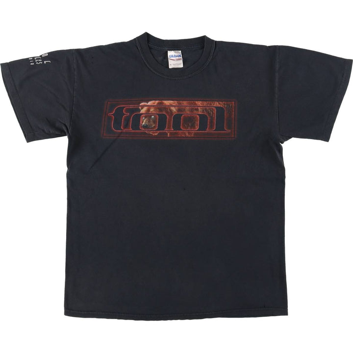 Gildan GILDAN TOOL Band T-shirt, Men's M size cotton black type Vintage Second Hand