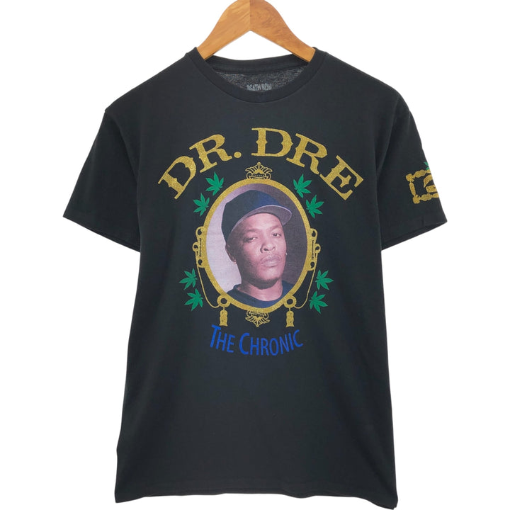 Death Row Records DR.DRE Rap T-shirt Men's M size cotton black type Vintage Second Hand
