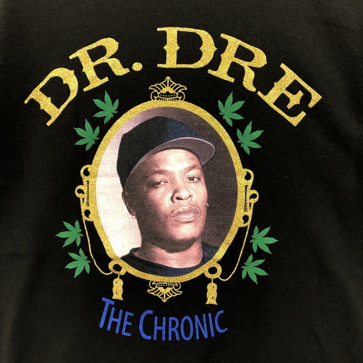 Death Row Records DR.DRE Rap T-shirt Men's M size cotton black type Vintage Second Hand