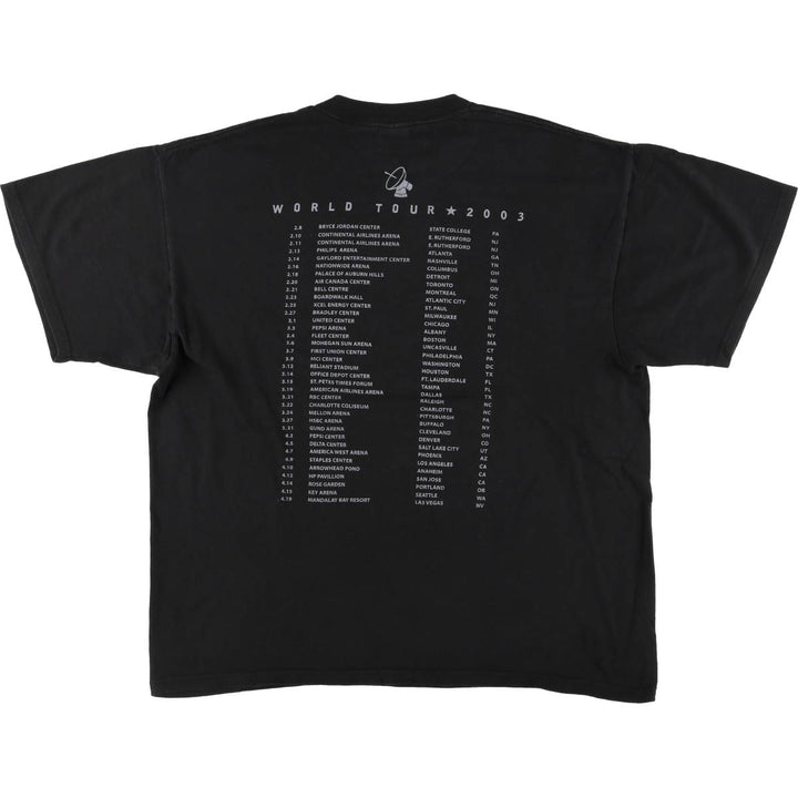 Delta BON JOVI Band T-shirt, Men's XL cotton black type Vintage Second Hand