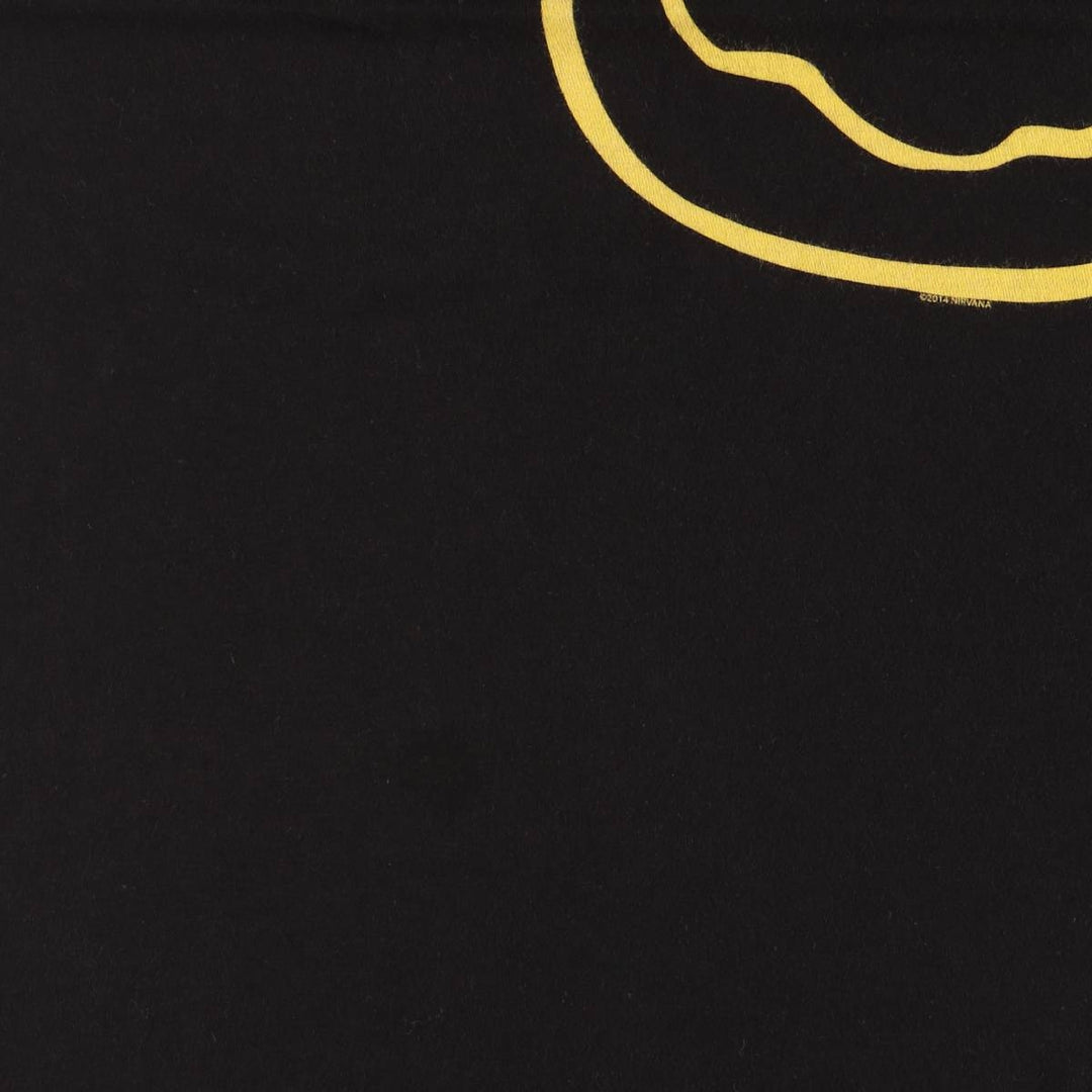 TULTEX NIRVANA Nirvana Band T-shirt, Men's M size cotton black type Vintage Second Hand