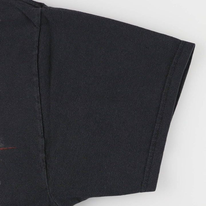 Hanes HANES SLAYER Skull Pattern Band T-shirt, Men's L size cotton black type Vintage Second Hand