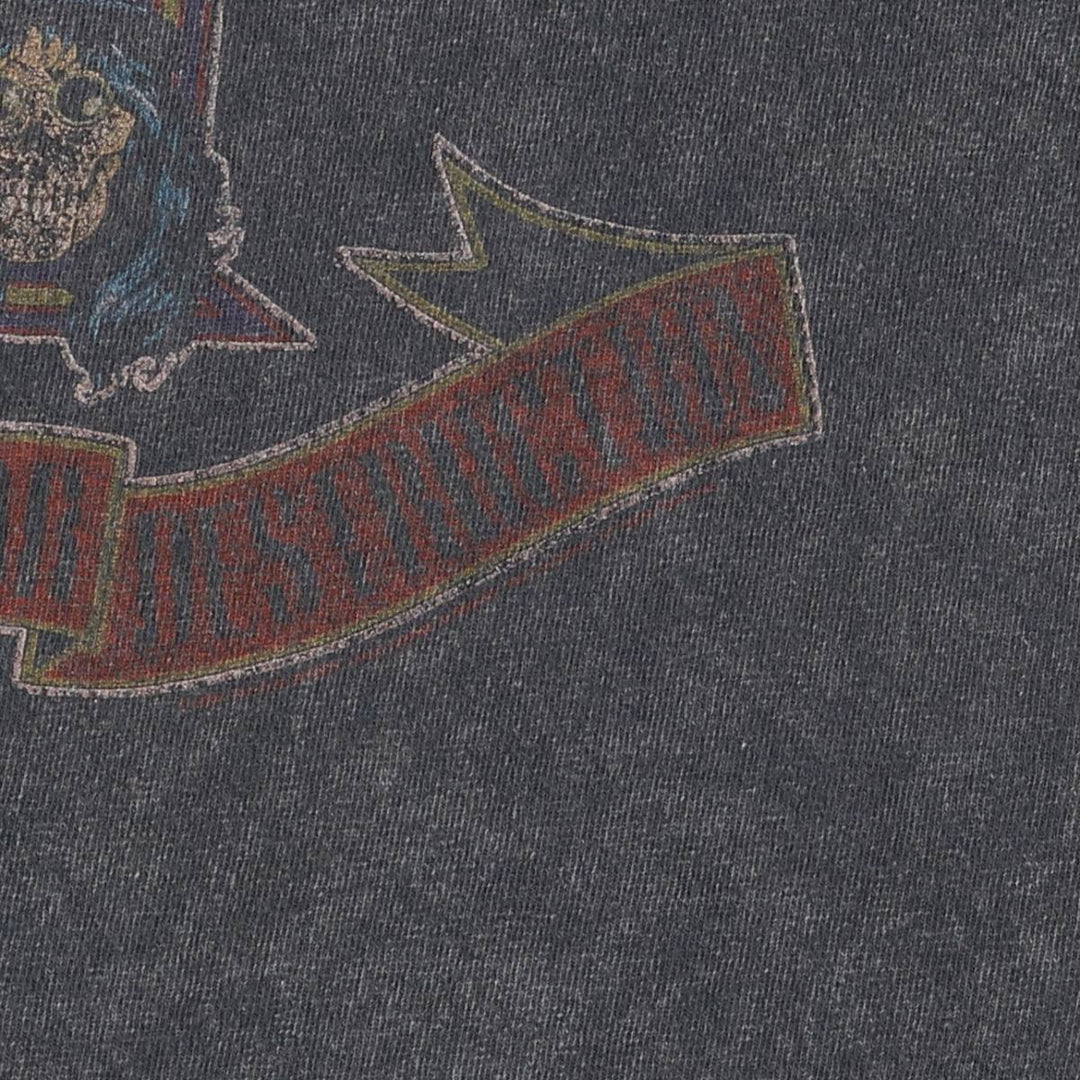 Bravado Guns N' Roses Skull Pattern Band T-shirt, size S for men unclear black type Vintage Second Hand