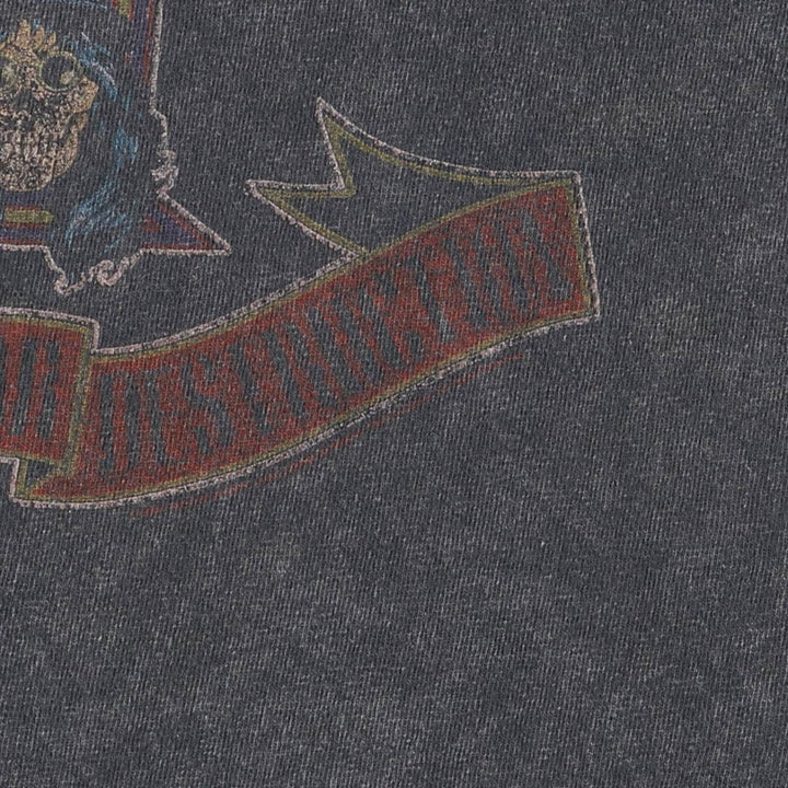 Bravado Guns N' Roses Skull Pattern Band T-shirt, size S for men unclear black type Vintage Second Hand