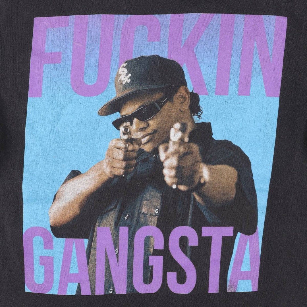 EAZY-E Easy E Rap T-shirt Rap T Men's M size cotton Charcoal Vintage Second Hand