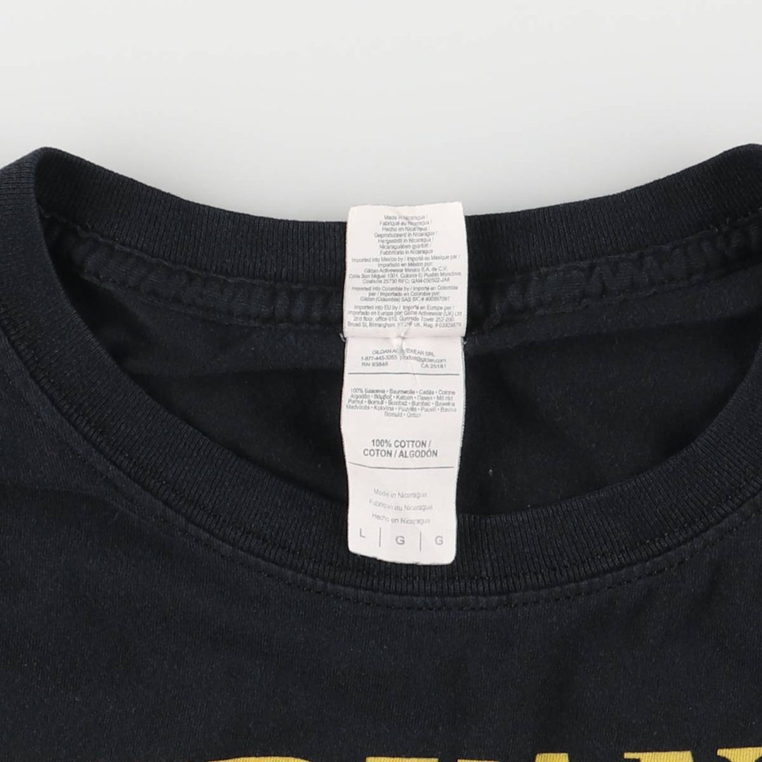 Gildan GILDAN NIRVANA Nirvana Band T-shirt cotton black type Vintage Second Hand