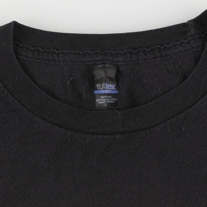 TULTEX NIRVANA Nirvana Band T-shirt, Band T, Men's Size L cotton black type Vintage Second Hand