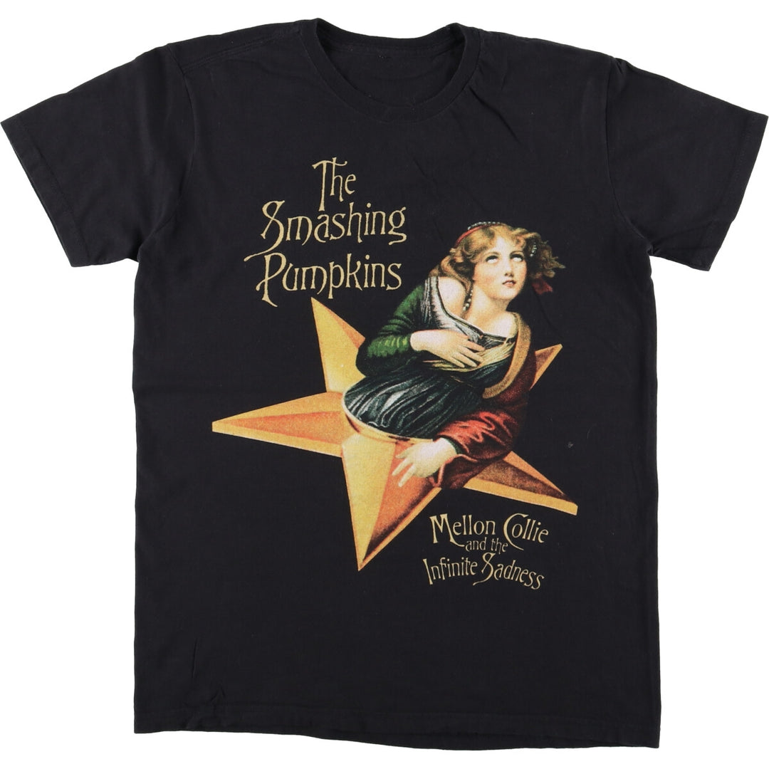 THE SMASHING PUMPKINS Smashing Pumpkins Band T-shirt Band T Men's M equivalent cotton black type Vintage Second Hand