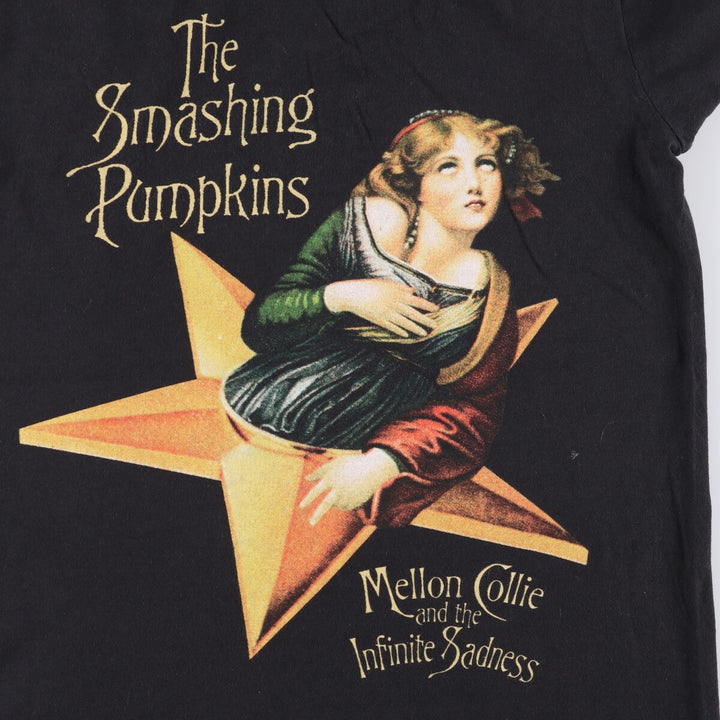 THE SMASHING PUMPKINS Smashing Pumpkins Band T-shirt Band T Men's M equivalent cotton black type Vintage Second Hand