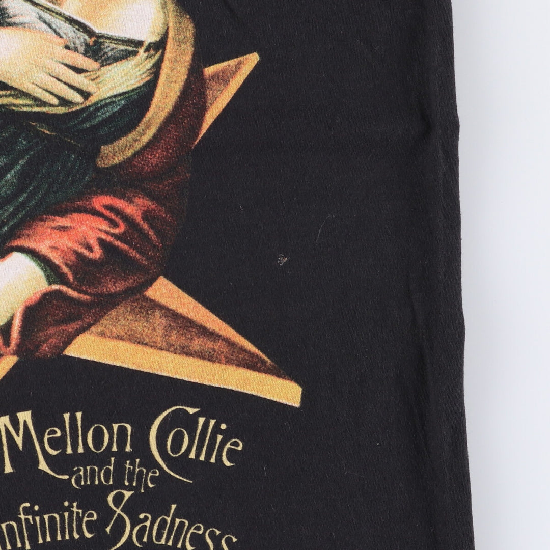 THE SMASHING PUMPKINS Smashing Pumpkins Band T-shirt Band T Men's M equivalent cotton black type Vintage Second Hand